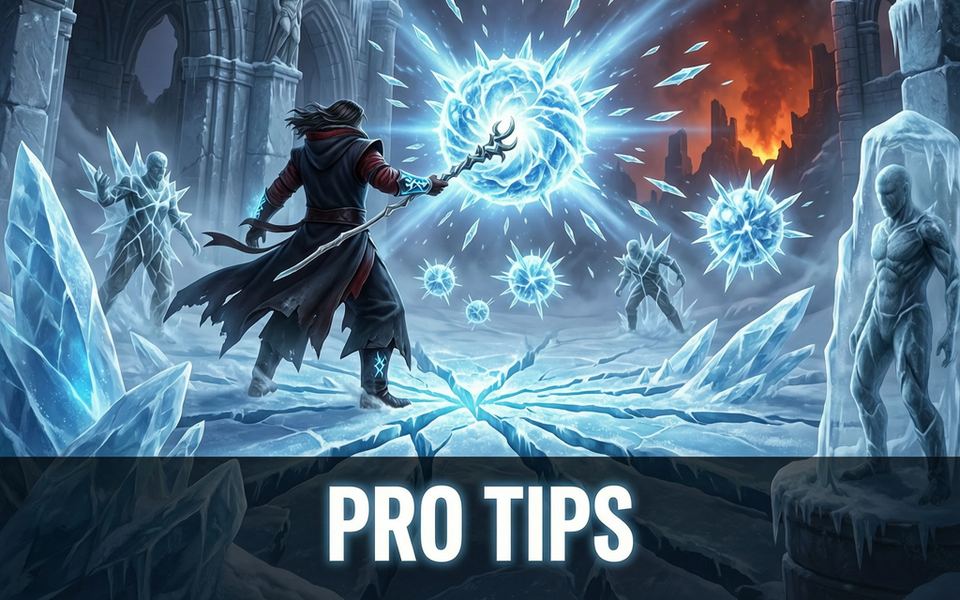 S14 Frozen Orb Sorcerer Breaks Torment 4: Lucky Hit & Crit Affix Freeze Burst Rotation — 3
