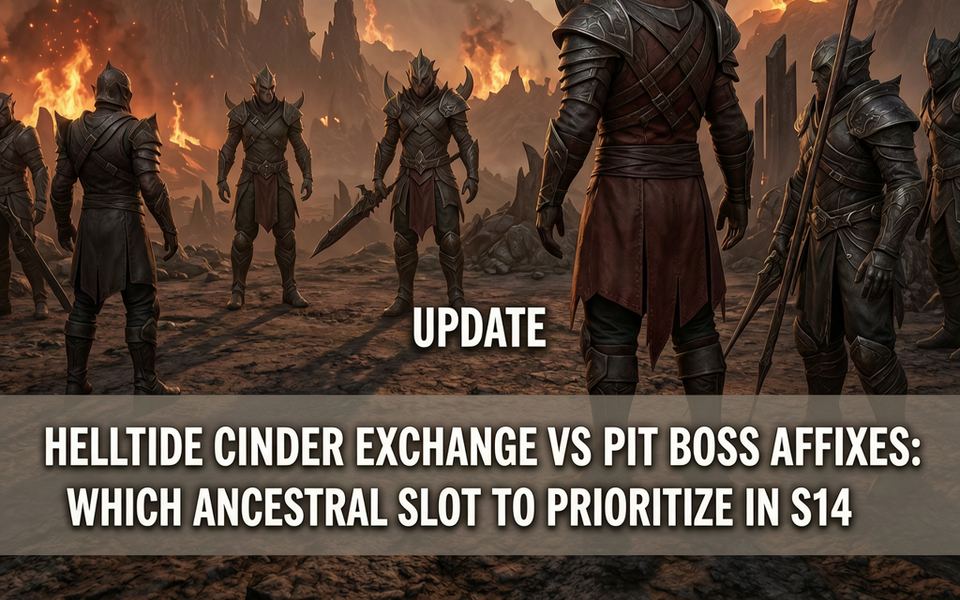 Helltide Cinder Exchange vs Pit Boss Affixes: Which Ancestral Slot to Prioritize in S14 — 1