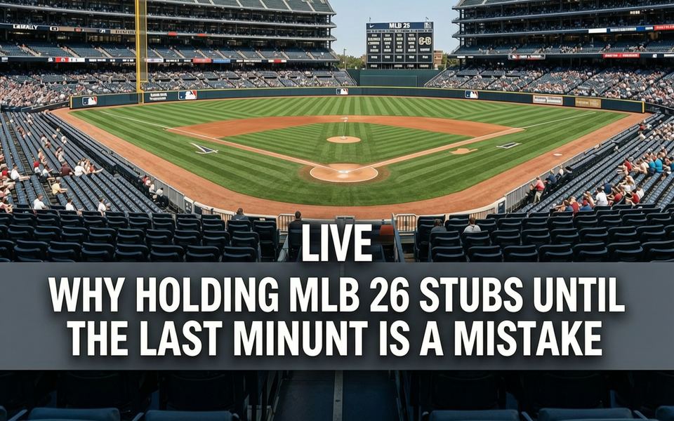 Why Holding MLB 26 Stubs Until the Last Minute Is a Mistake — 1